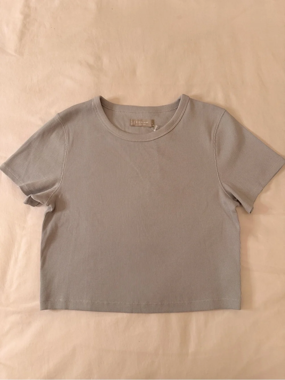 4 for $15✨ Everlane 90s Rib Tee - sky NWT